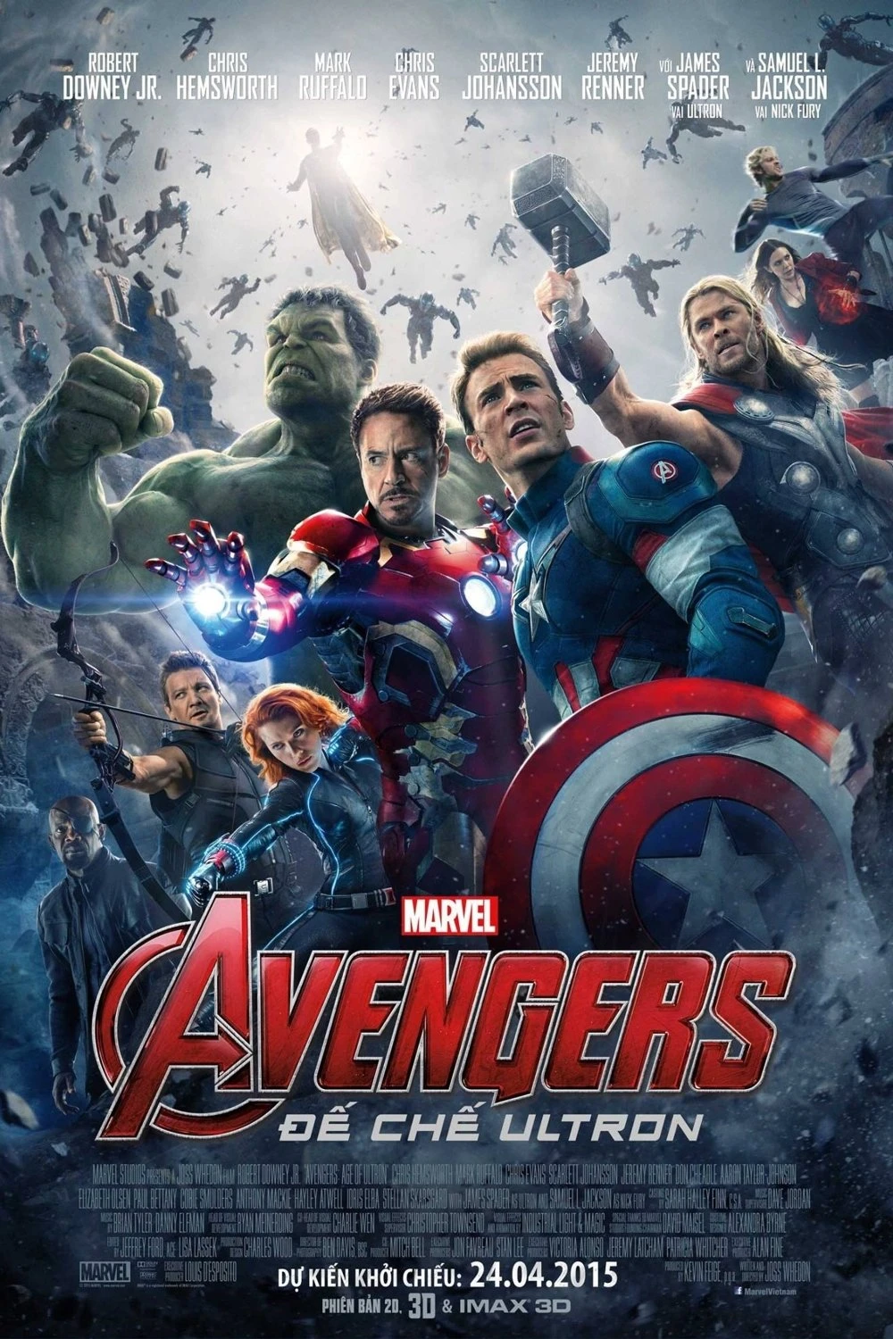 Phim Biệt Đội Siêu Anh Hùng 2: Đế Chế Ultron - Avengers: Age Of Ultron (2015)
