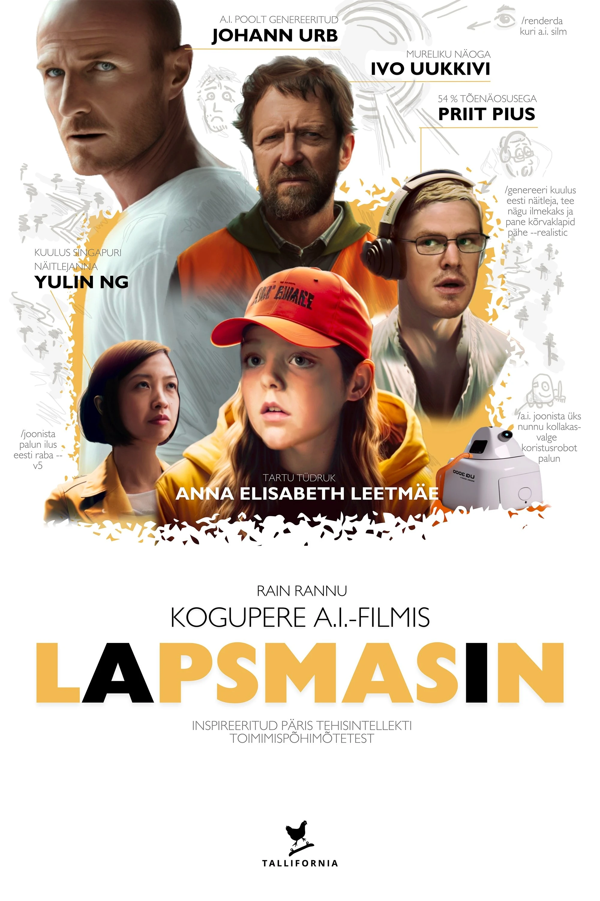 Phim Cô Bé Siêu Trí Tuệ (Lapsmasin) - Child Machine (2023)